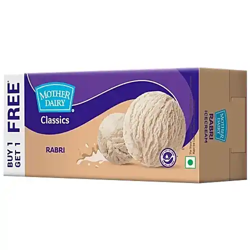 Mother Dairy Rabri Kulfi Ice Cream, 700 ml Buy 1 Get 1 Free